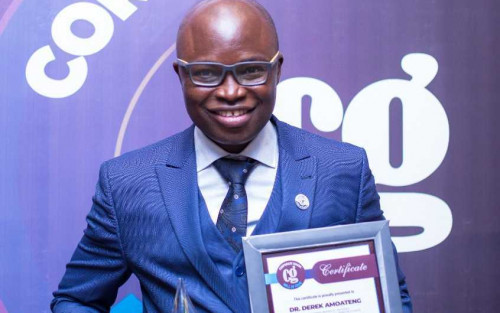 Chairman of the HSOPS Board of Trustees gets inducted into the Corporate Ghana Hall of Fame